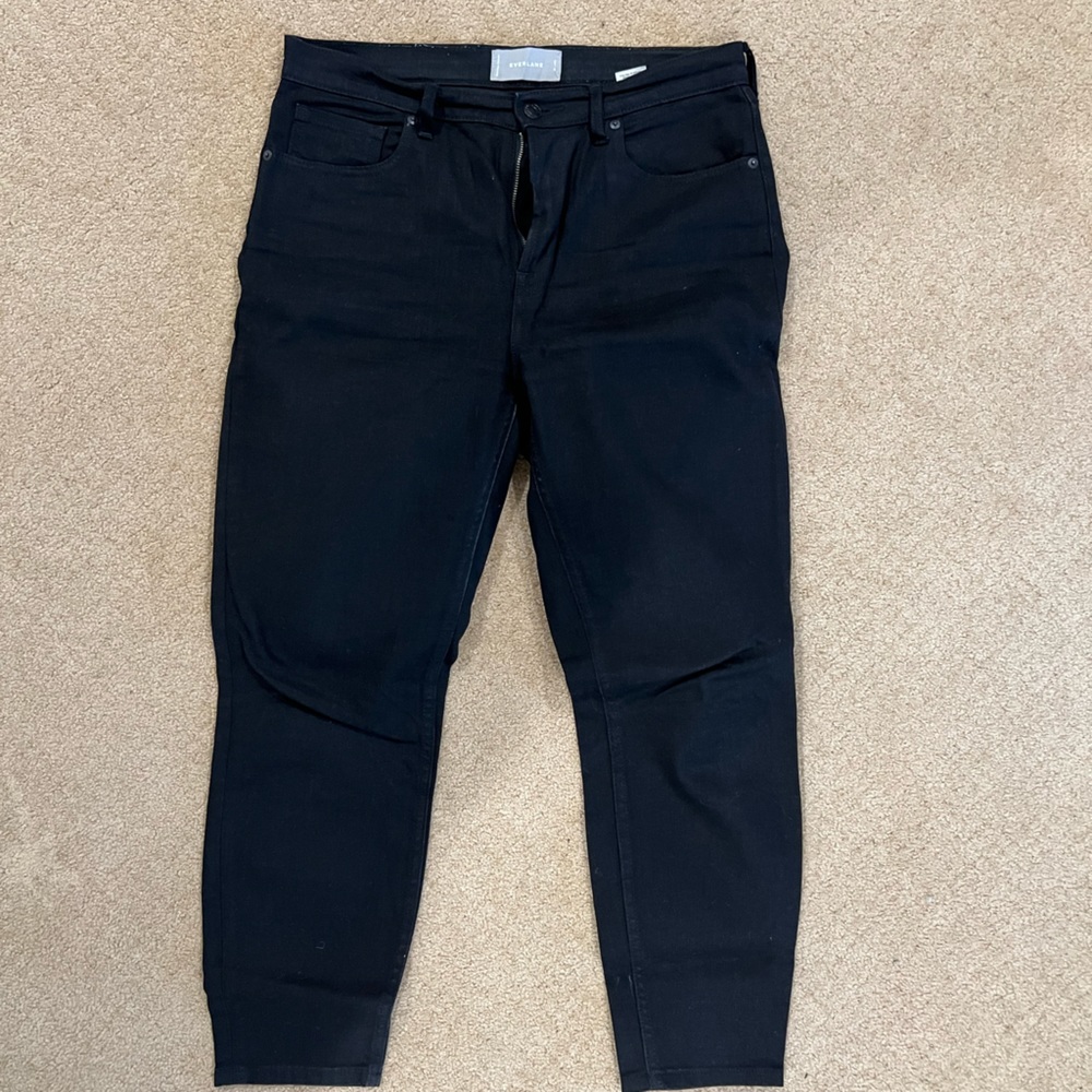 Everlane High Waisted straight leg jeans size 30 ankle